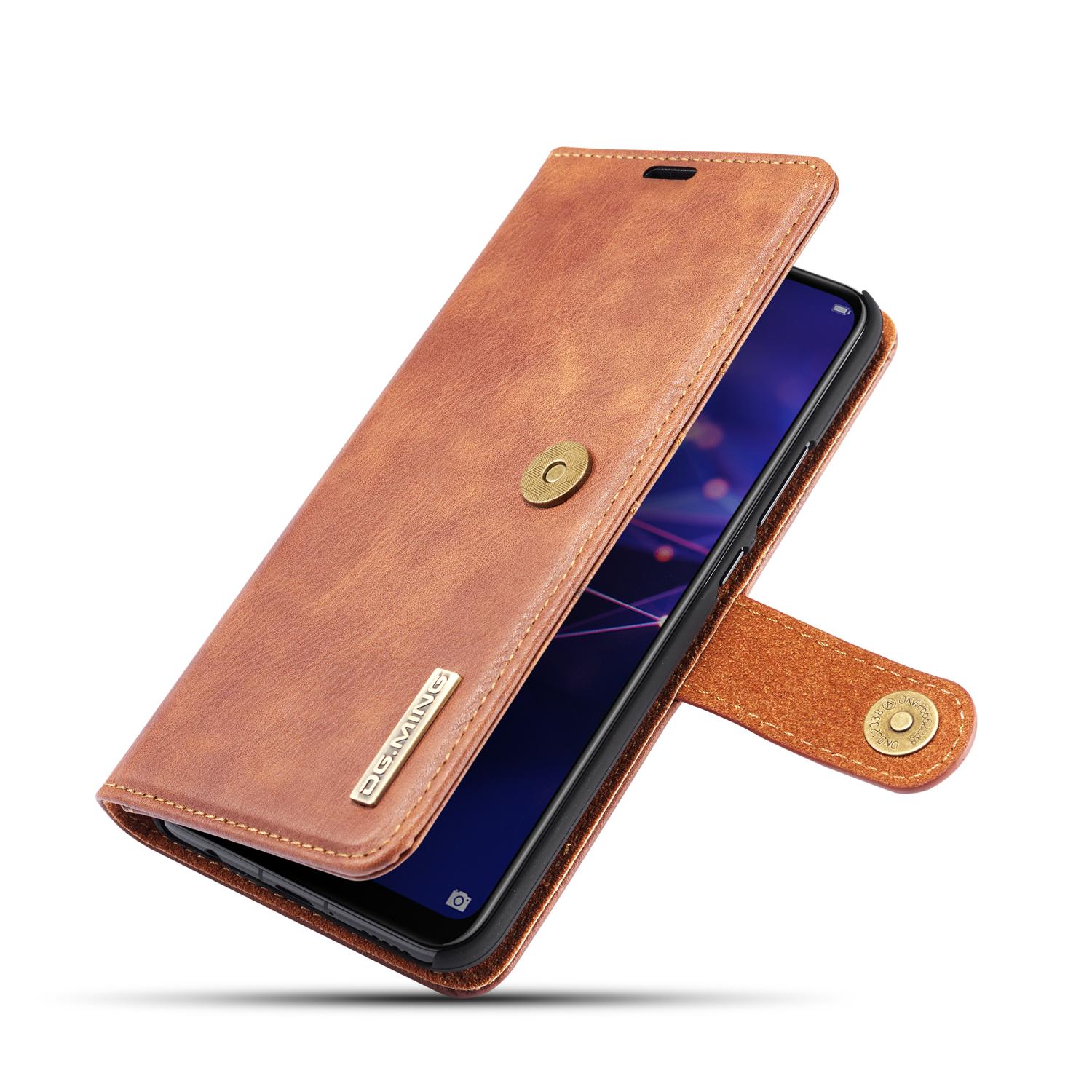 Cartera Magnet Wallet Huawei Mate 20 Lite Cognac