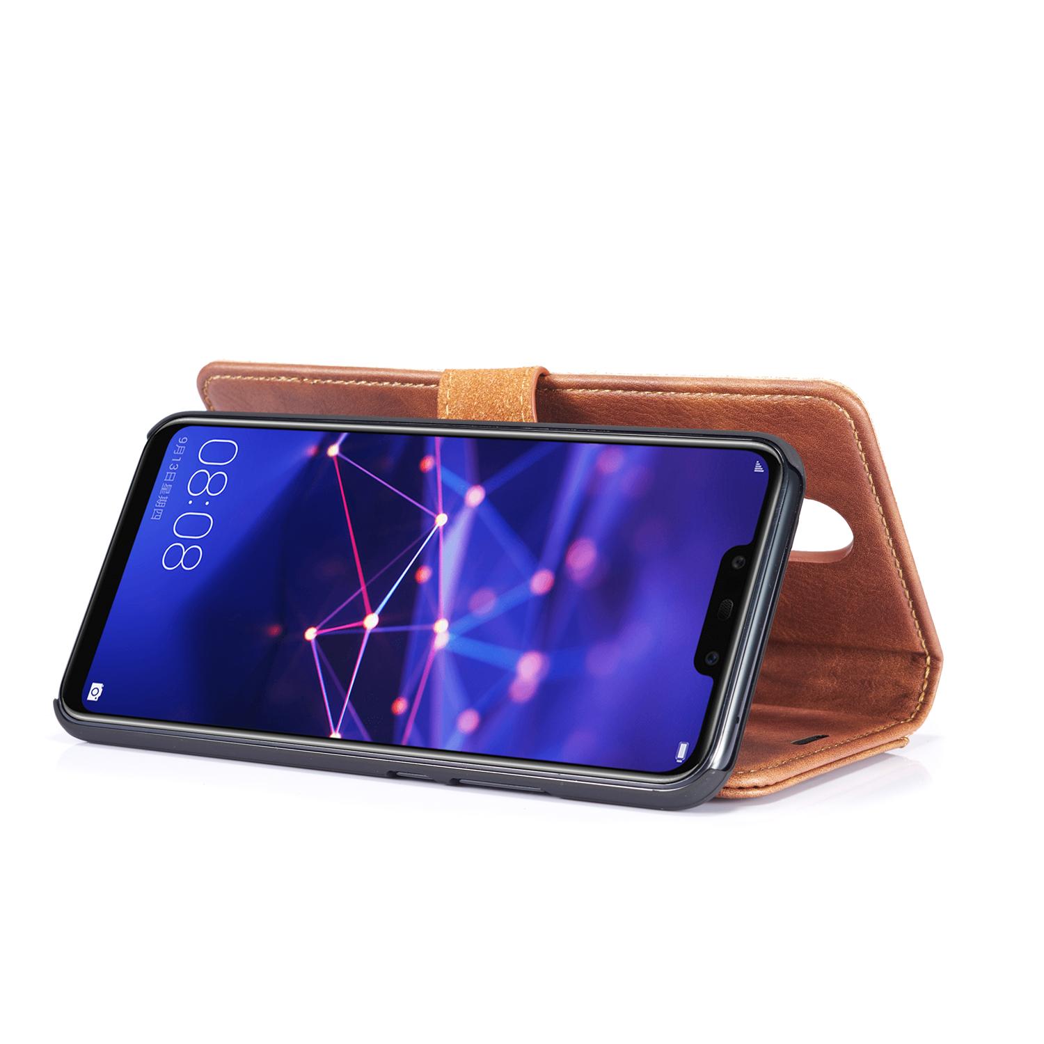 Cartera Magnet Wallet Huawei Mate 20 Lite Cognac
