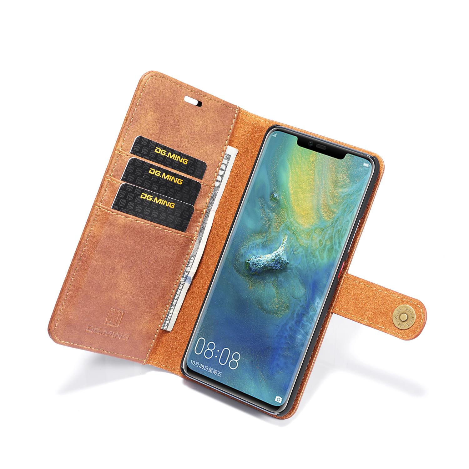 Cartera Magnet Wallet Huawei Mate 20 Pro Cognac