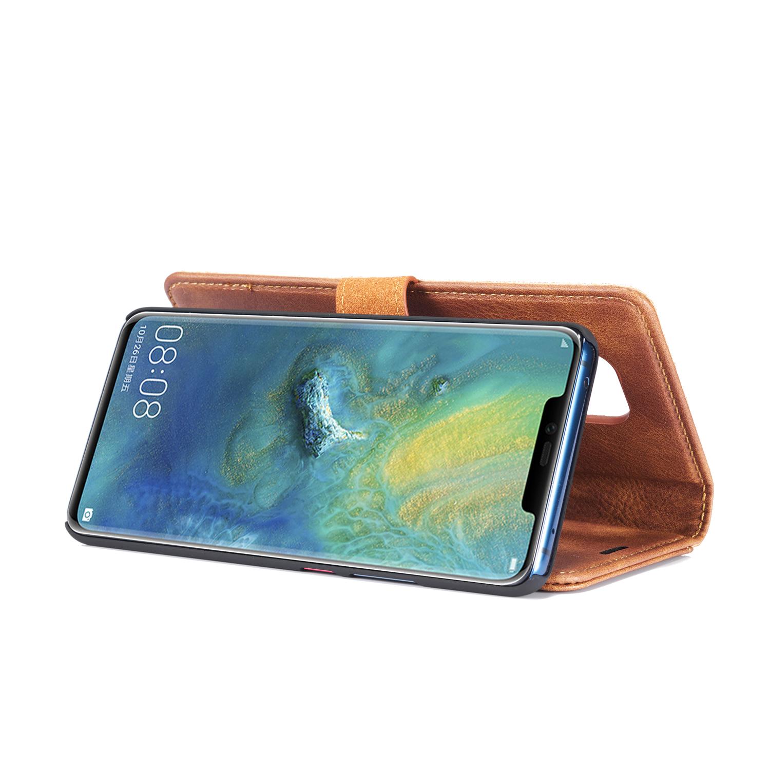 Cartera Magnet Wallet Huawei Mate 20 Pro Cognac