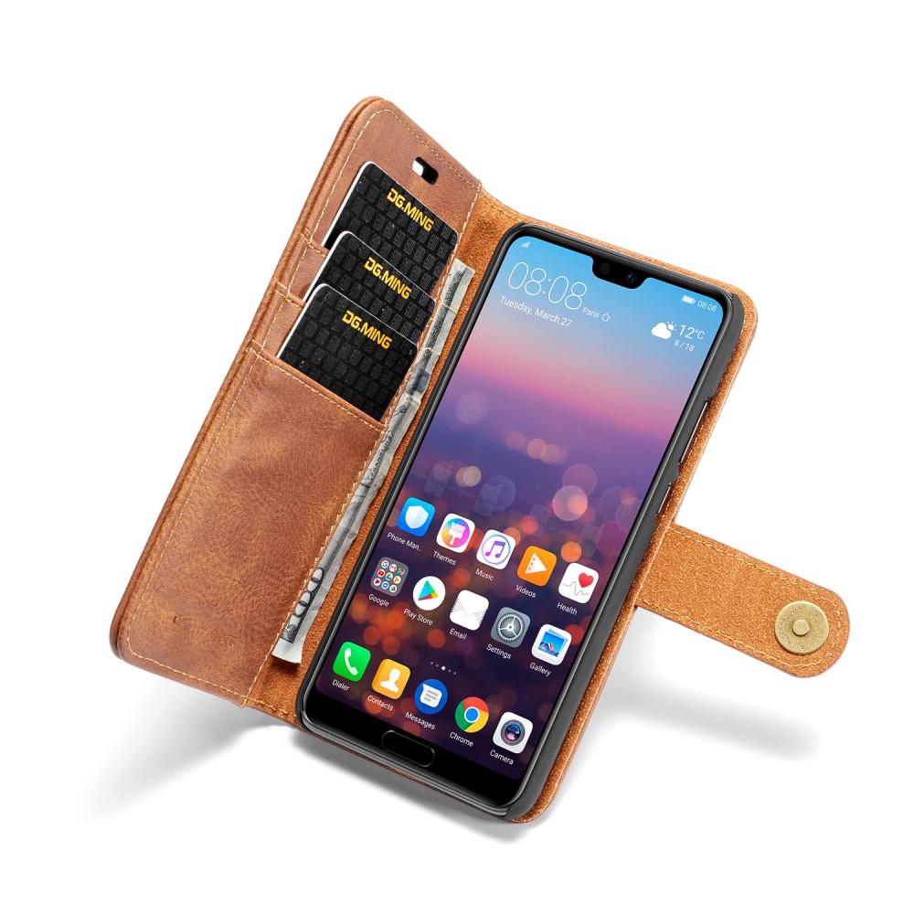 Cartera Magnet Wallet Huawei P20 Cognac