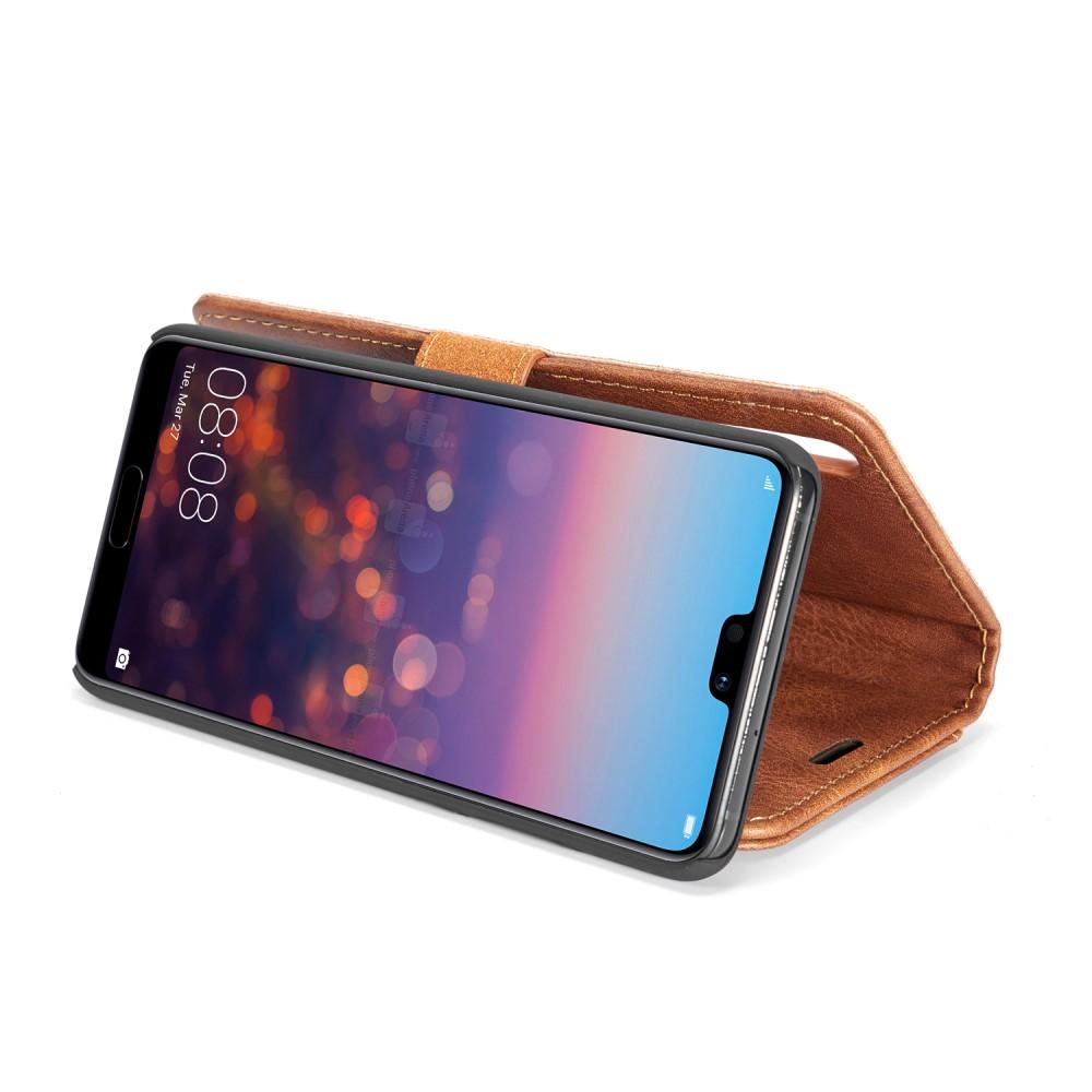Cartera Magnet Wallet Huawei P20 Cognac