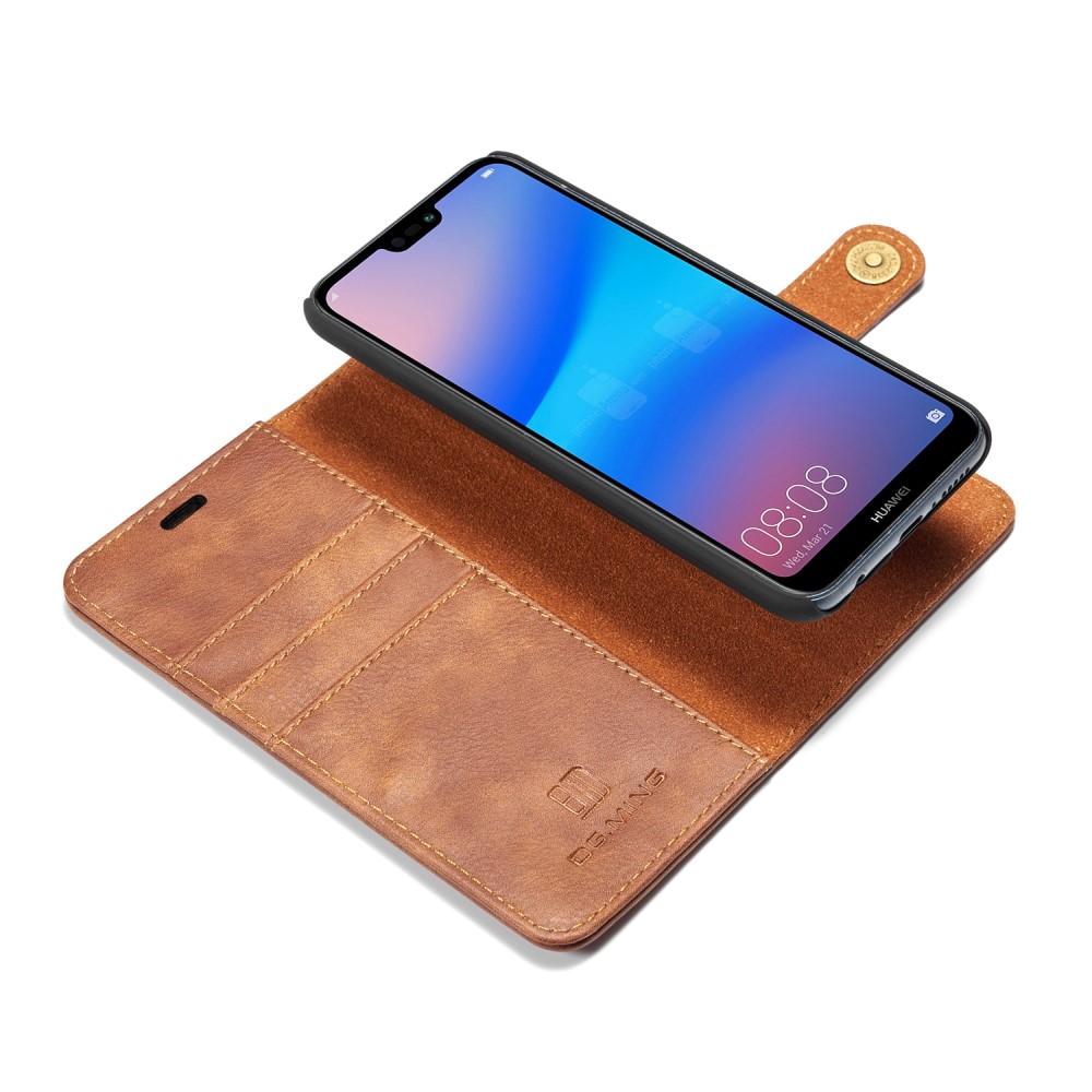 Cartera Magnet Wallet Huawei P20 Lite Cognac
