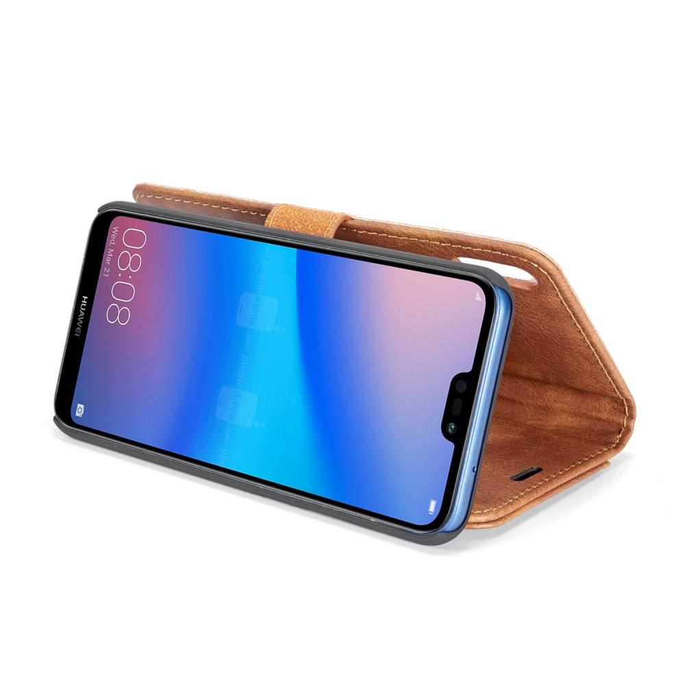 Cartera Magnet Wallet Huawei P20 Lite Cognac