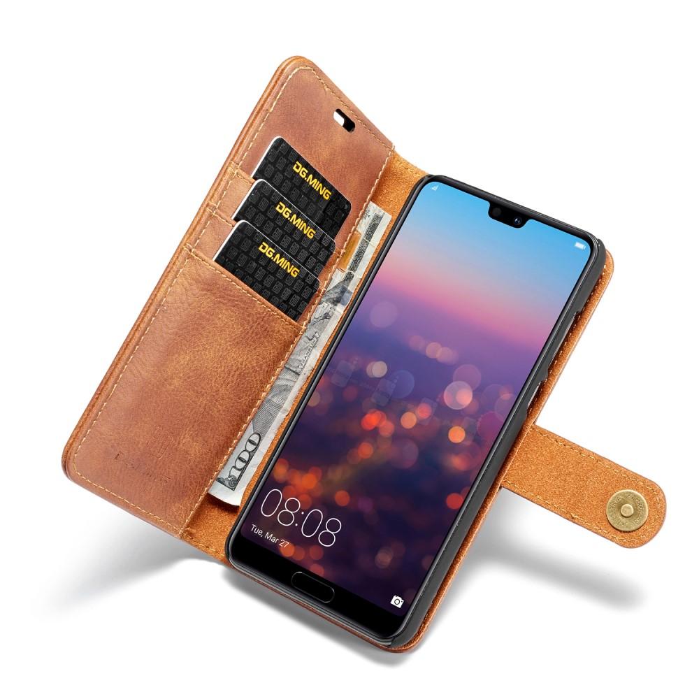 Cartera Magnet Wallet Huawei P20 Pro Cognac