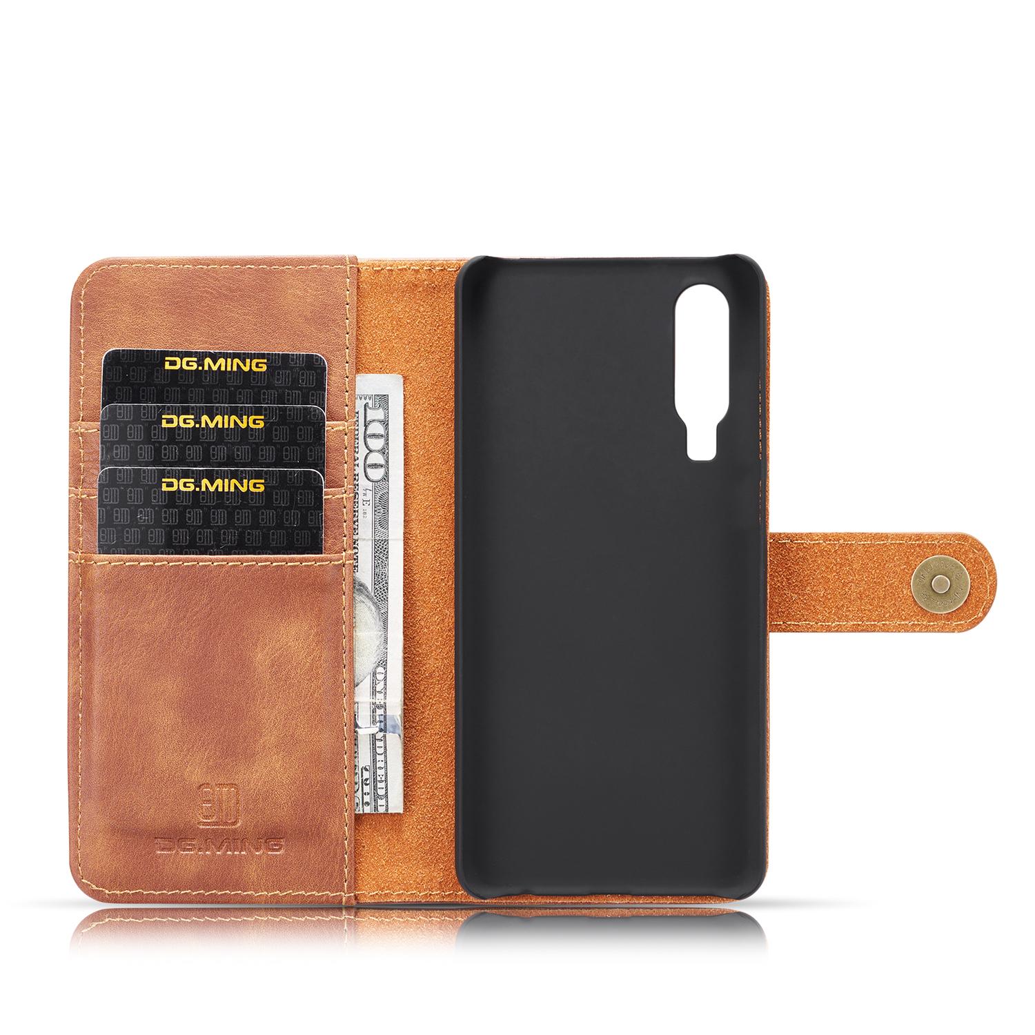 Cartera Magnet Wallet Huawei P30 Cognac