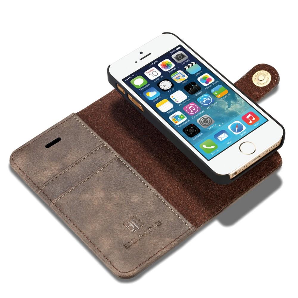 Cartera Magnet Wallet iPhone 5/5S/SE Brown