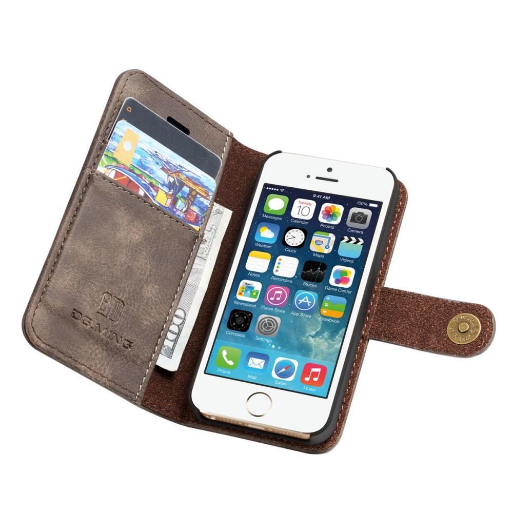 Cartera Magnet Wallet Apple iPhone 5/5S/SE Marrón