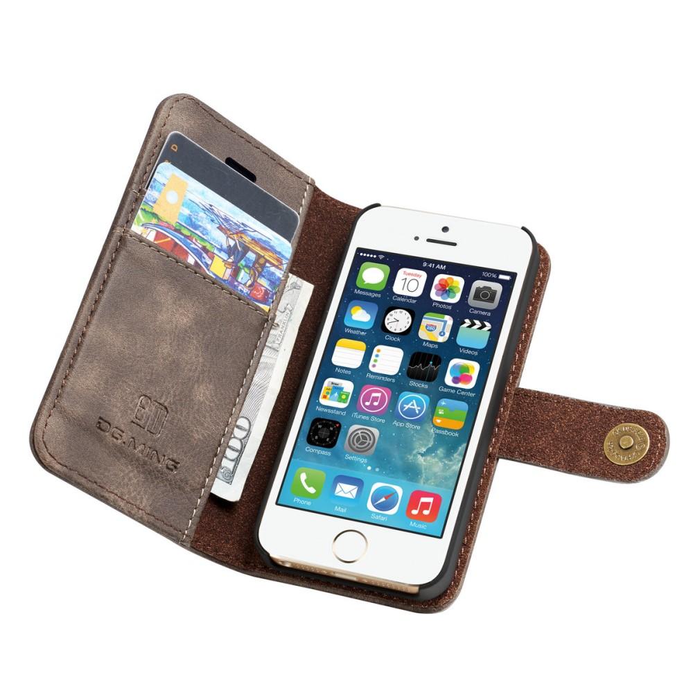 Cartera Magnet Wallet iPhone 5/5S/SE Brown