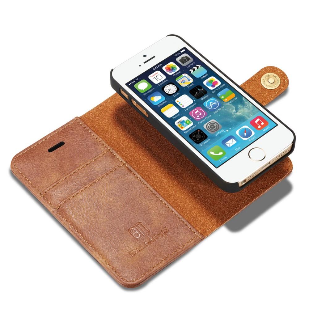 Cartera Magnet Wallet iPhone 5/5S/SE Cognac