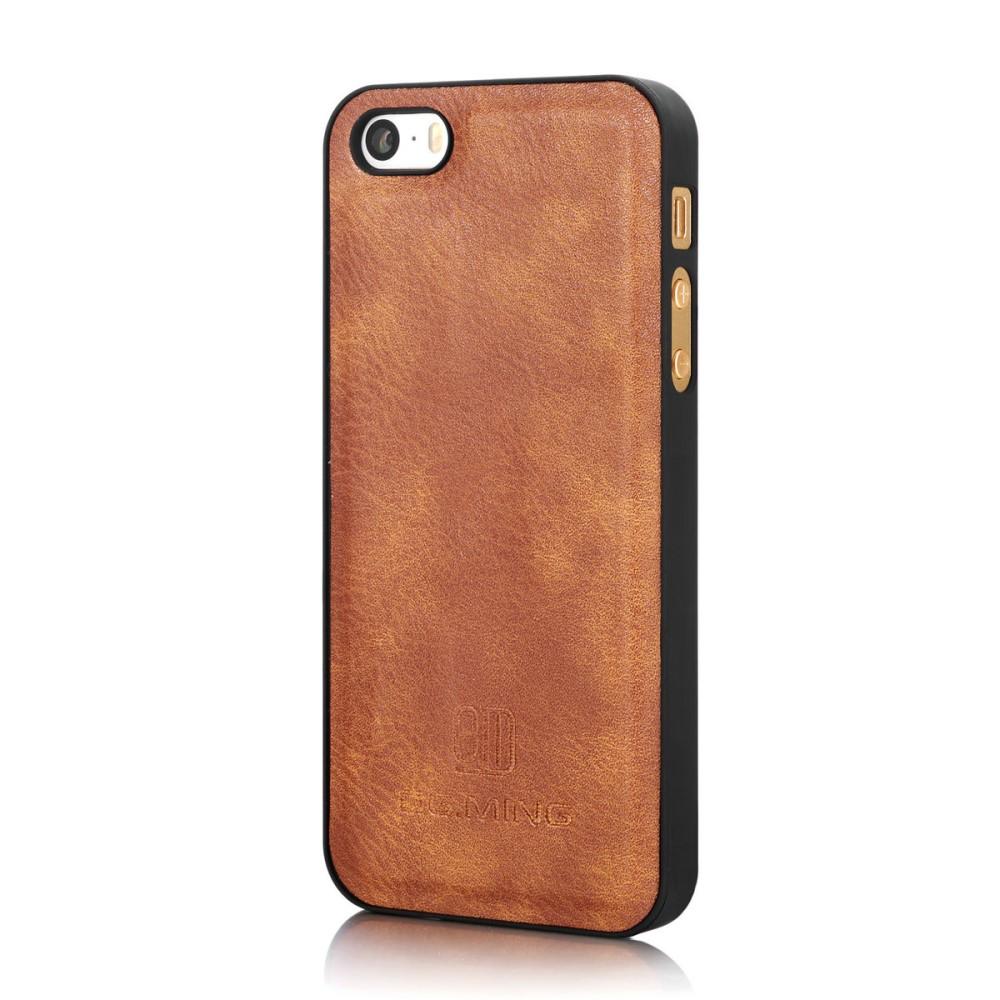 Cartera Magnet Wallet iPhone 5/5S/SE Cognac