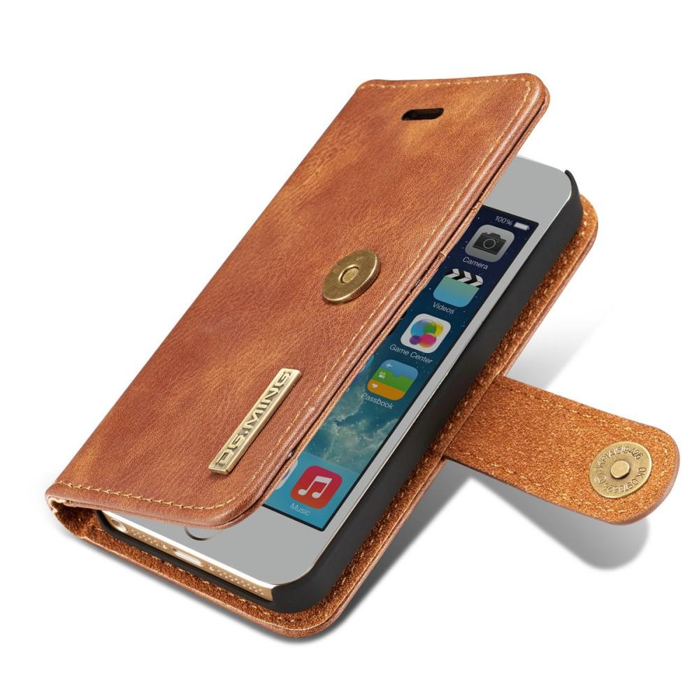 Cartera Magnet Wallet iPhone 5/5S/SE Cognac