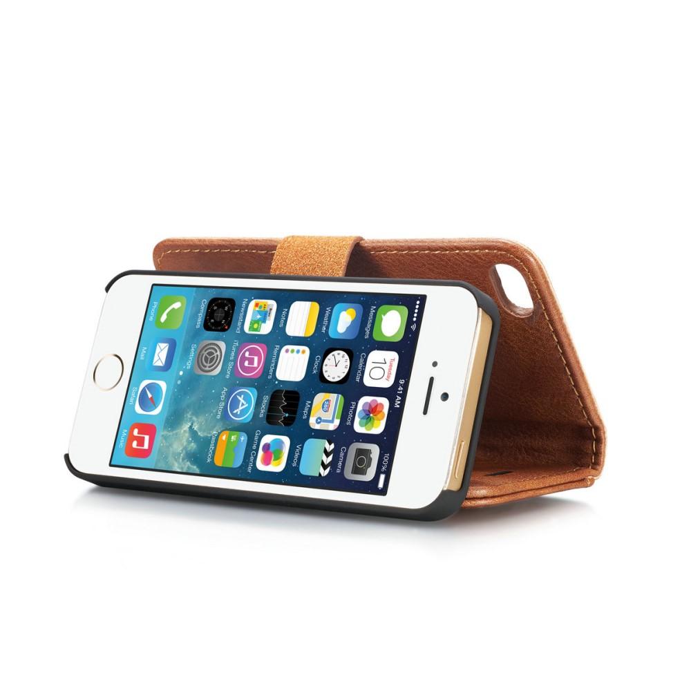 Cartera Magnet Wallet iPhone 5/5S/SE Coñac