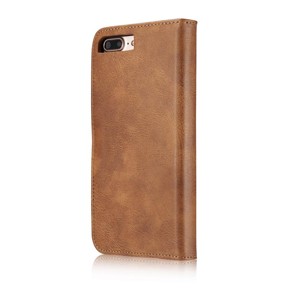 Cartera Magnet Wallet iPhone 7 Plus/iPhone 8 Plus Cognac