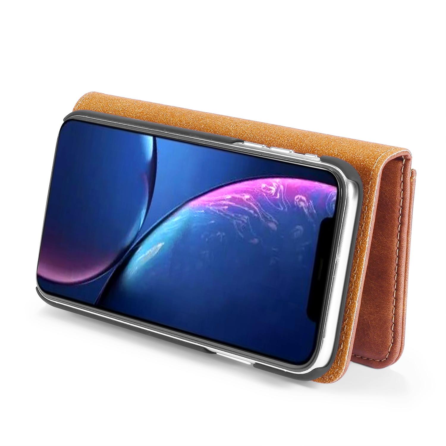 Cartera Magnet Wallet iPhone 11 Cognac
