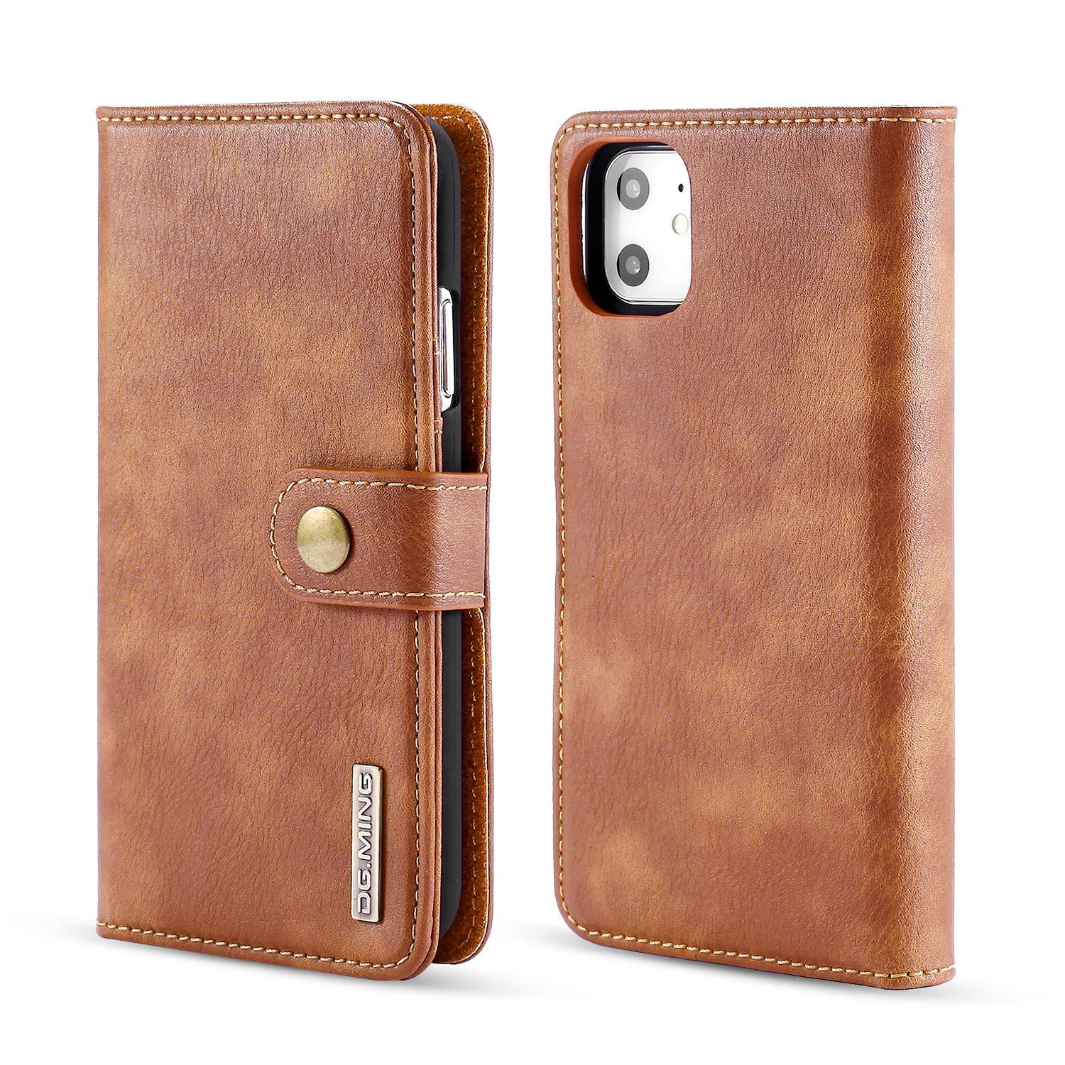 Cartera Magnet Wallet iPhone 11 Cognac