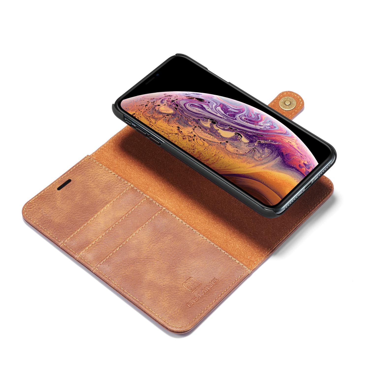 Cartera Magnet Wallet iPhone Xs Max Coñac