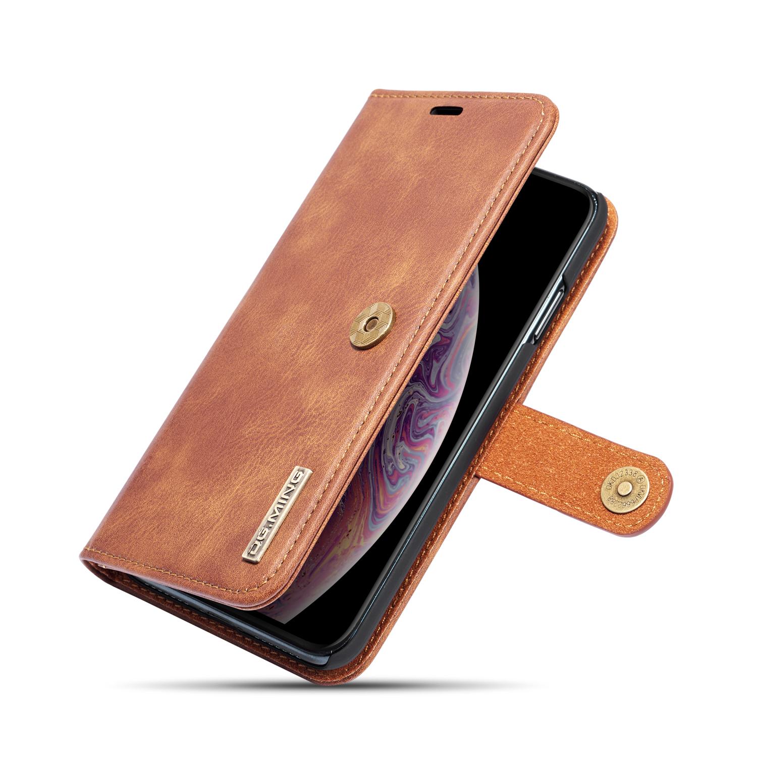 Cartera Magnet Wallet iPhone Xs Max Coñac