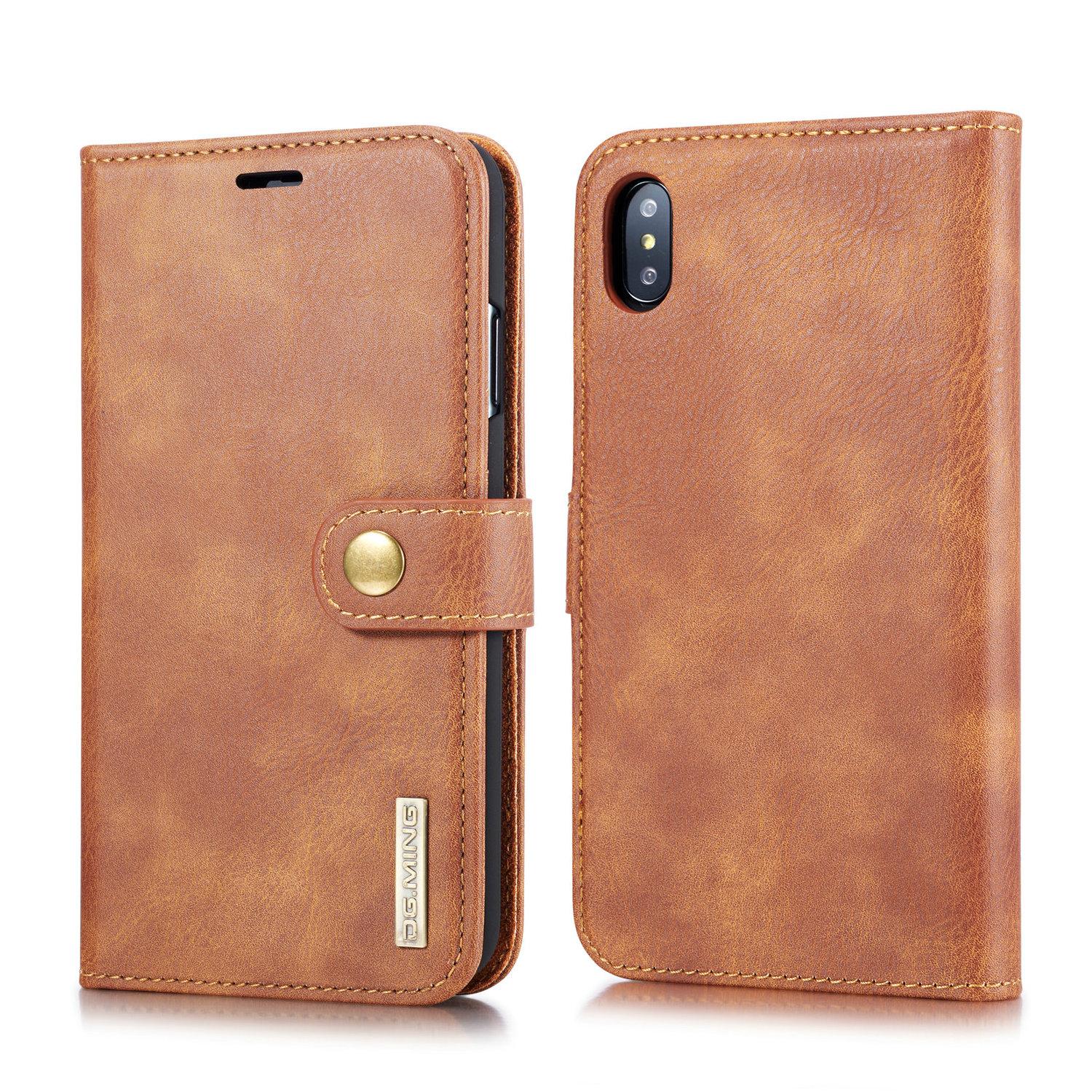 Cartera Magnet Wallet iPhone Xs Max Cognac