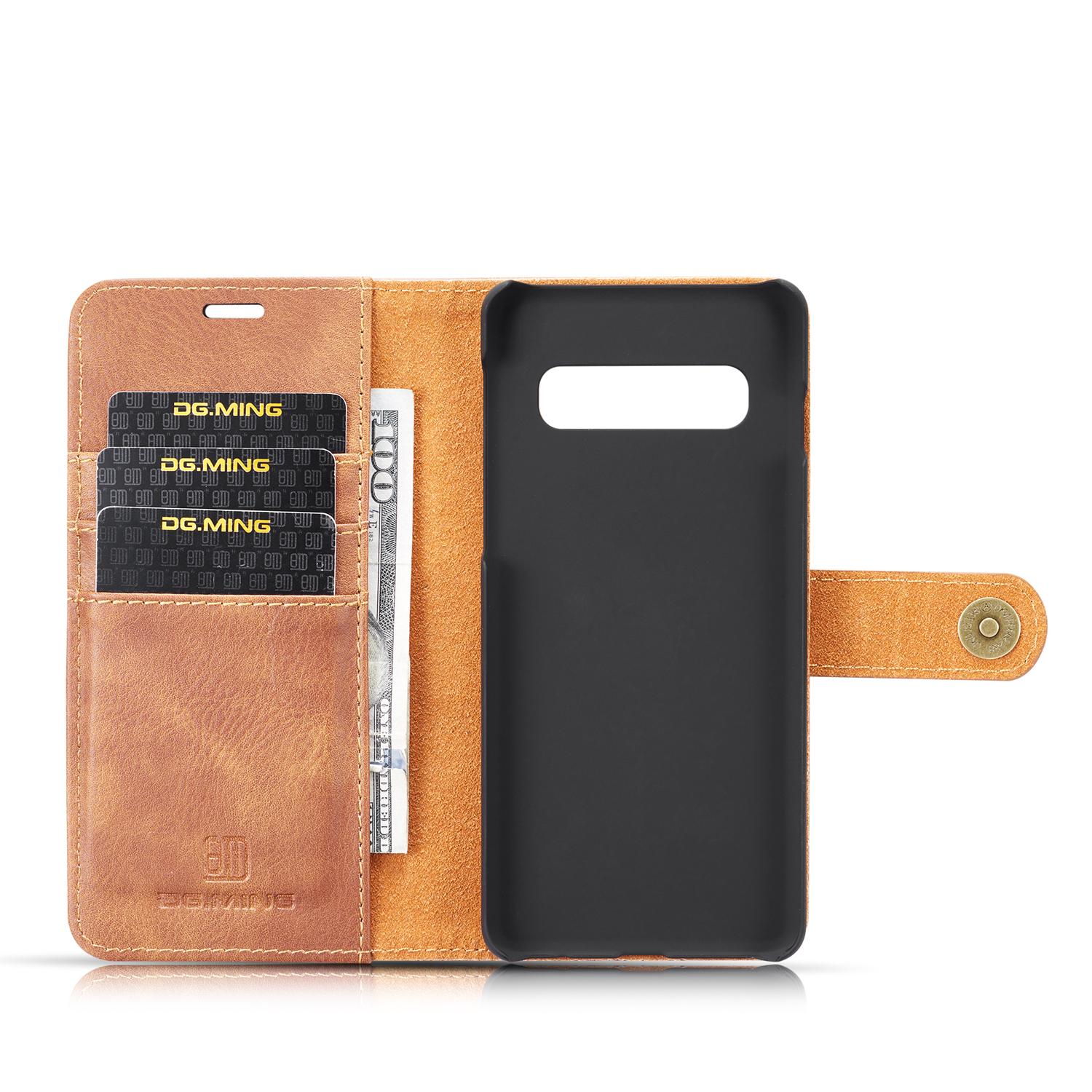 Cartera Magnet Wallet Samsung Galaxy S10 Plus Cognac