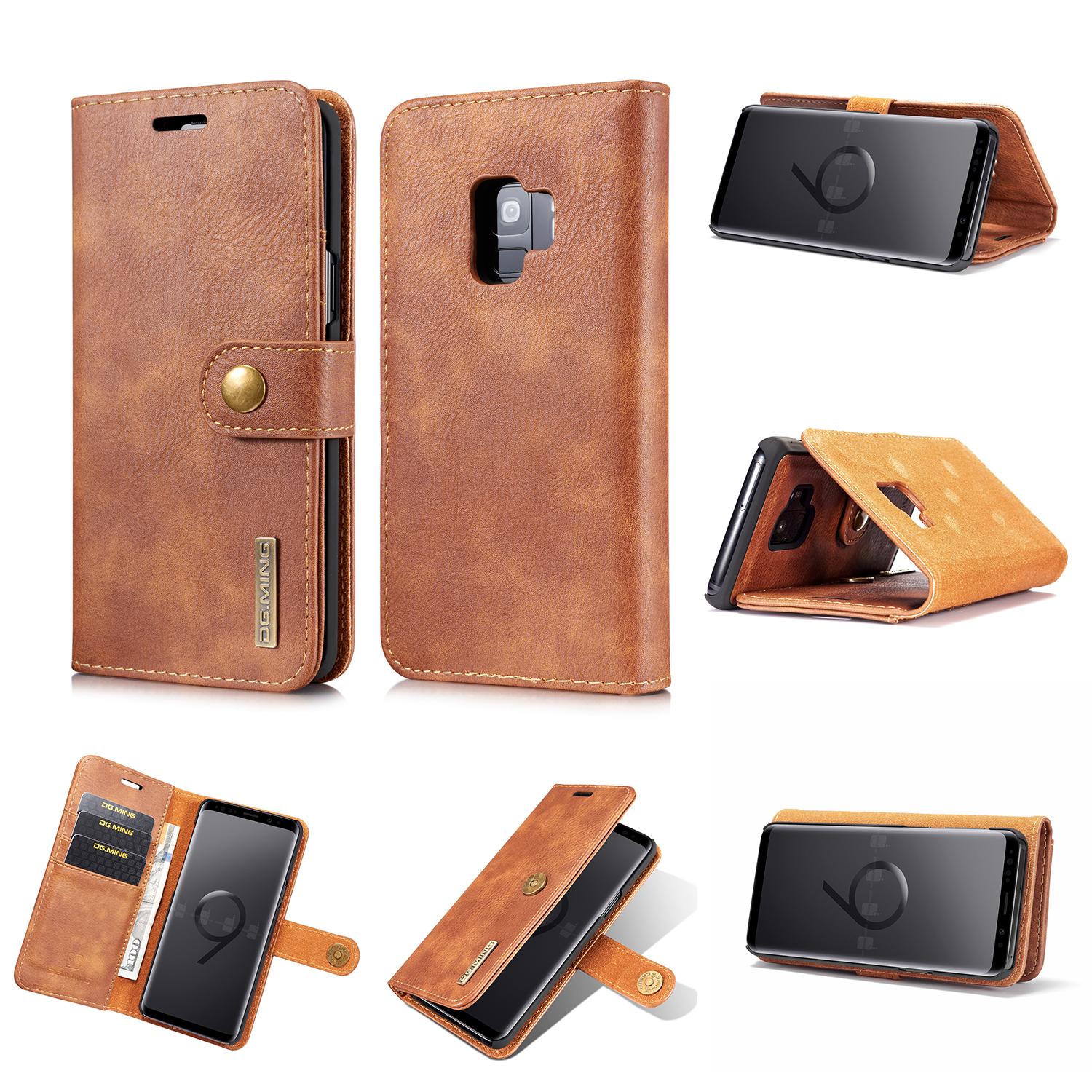 Cartera Magnet Wallet Samsung Galaxy S9 Plus Cognac