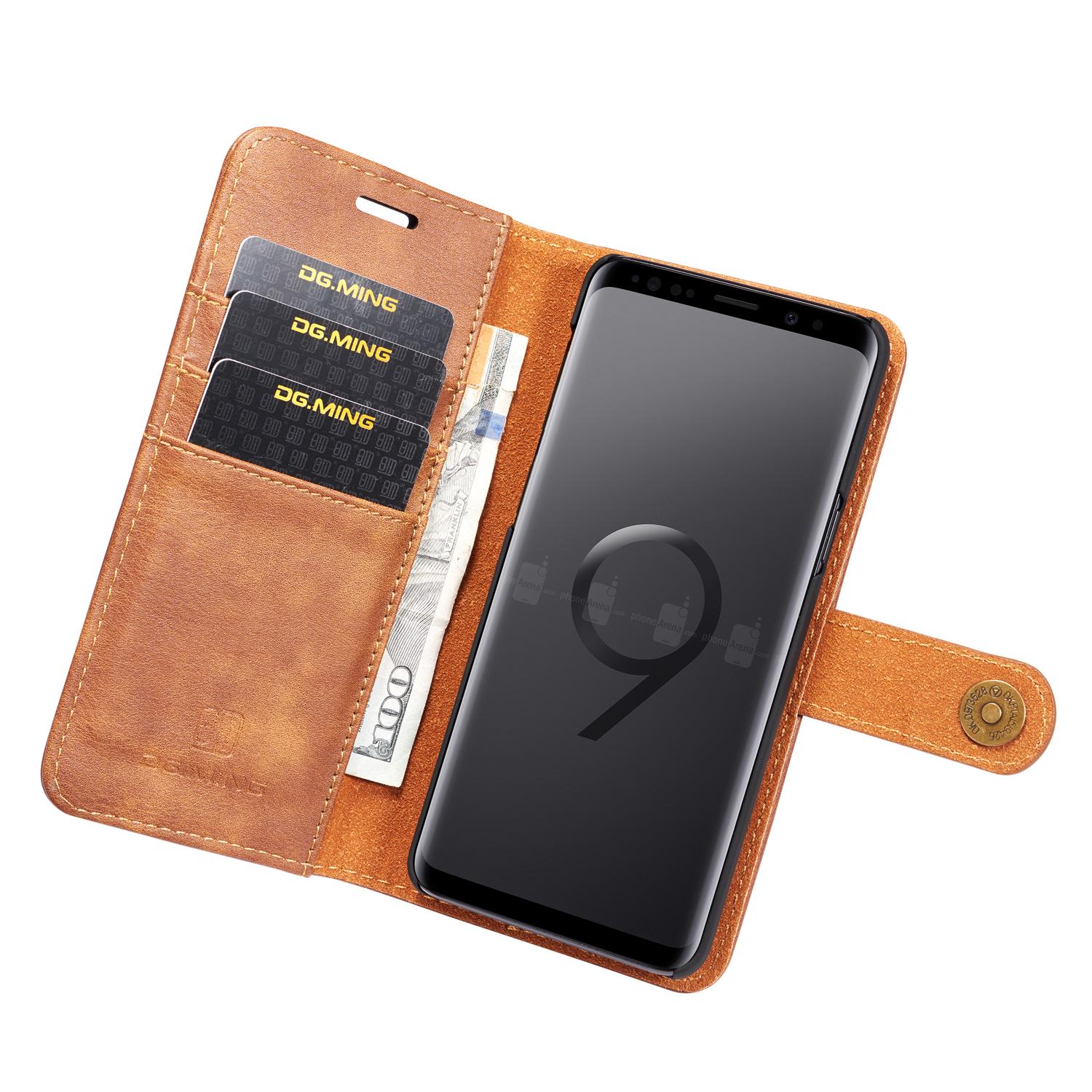 Cartera Magnet Wallet Samsung Galaxy S9 Plus Coñac