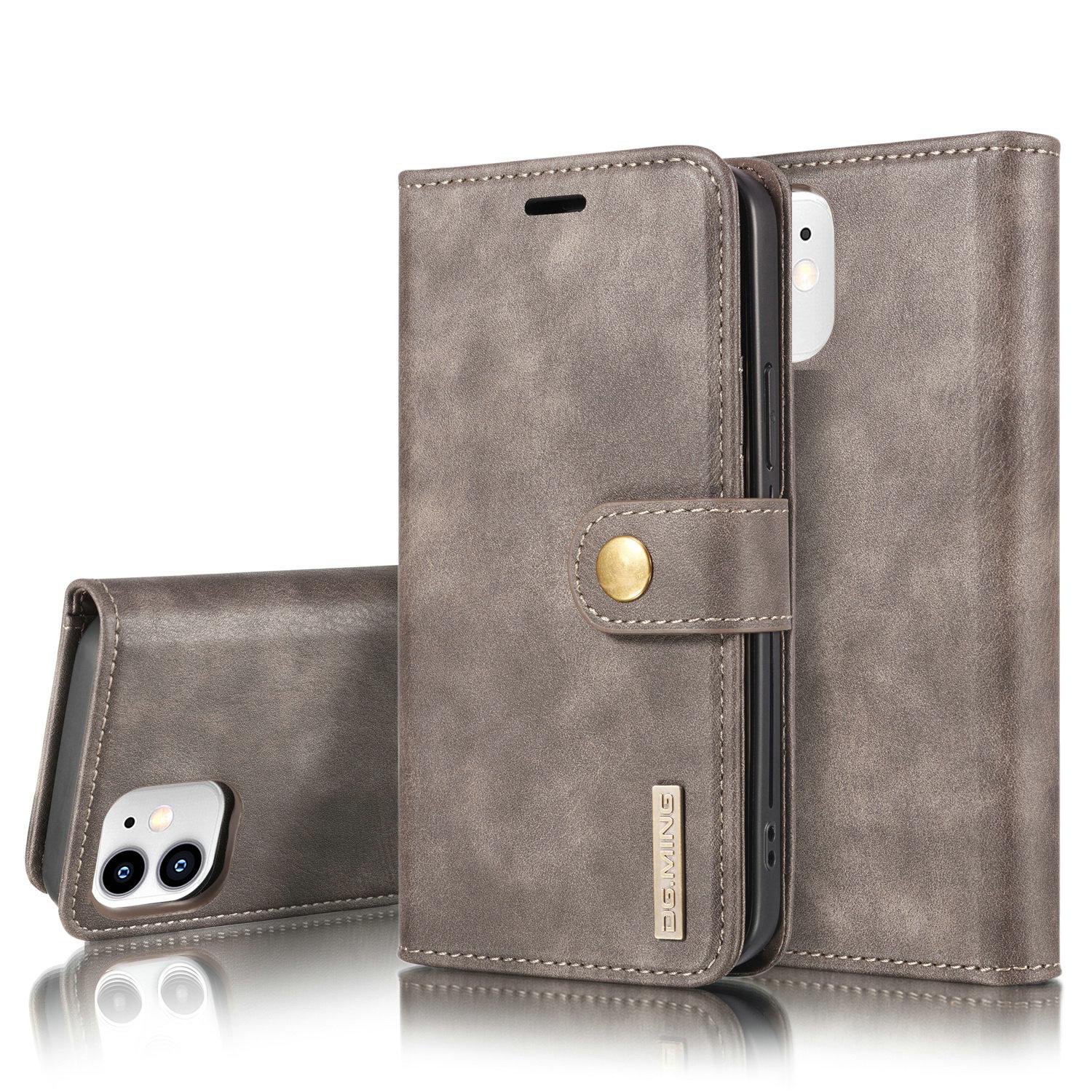 Cartera Magnet Wallet iPhone 12 Mini Brown