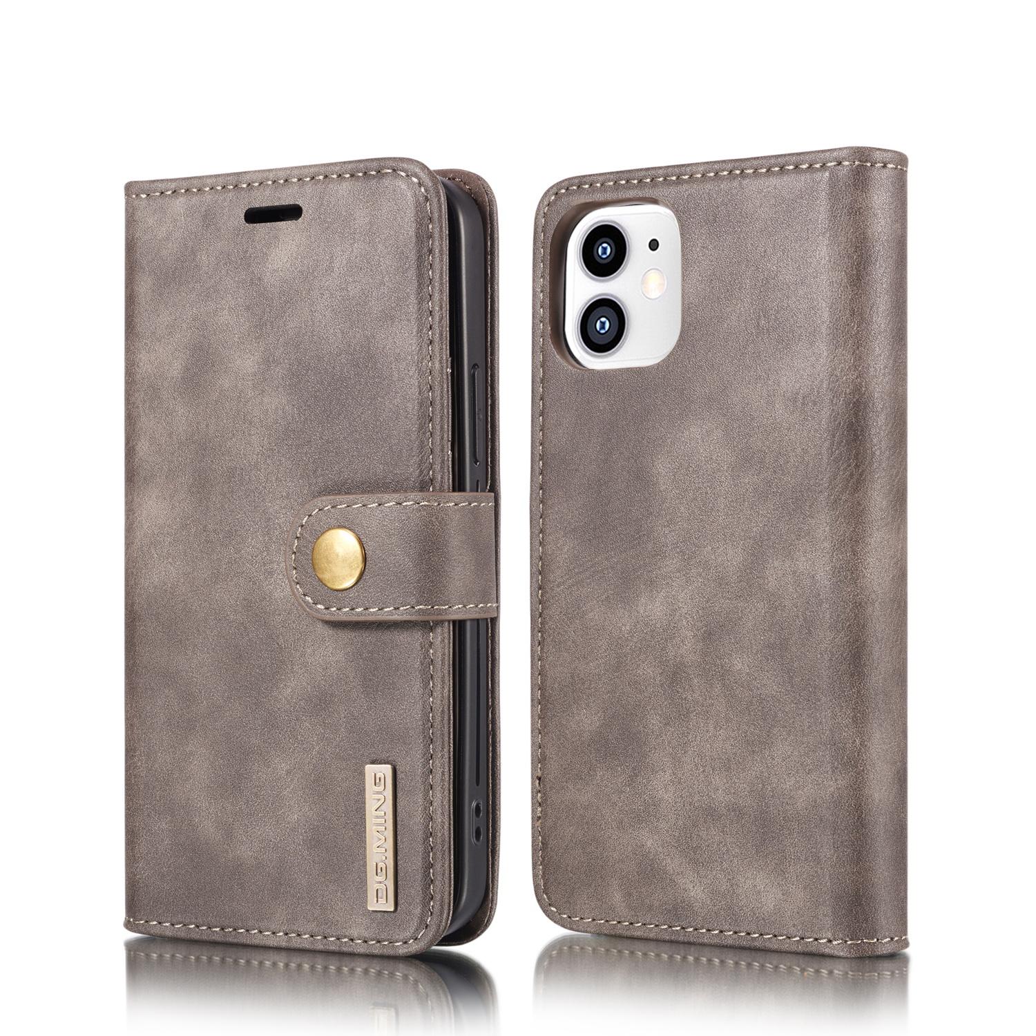 Cartera Magnet Wallet iPhone 12 Mini Brown
