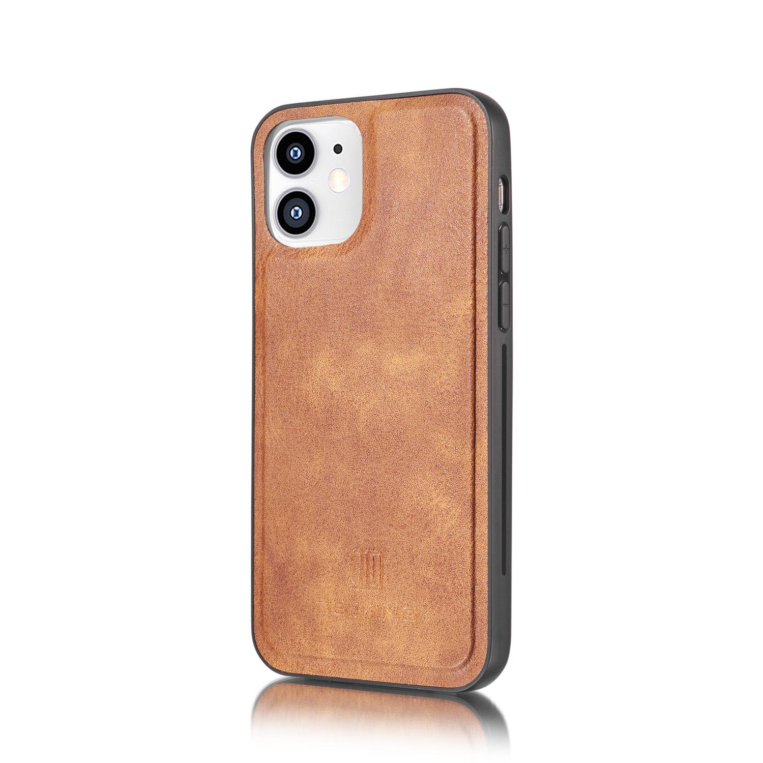 Cartera Magnet Wallet iPhone 12 Mini Cognac