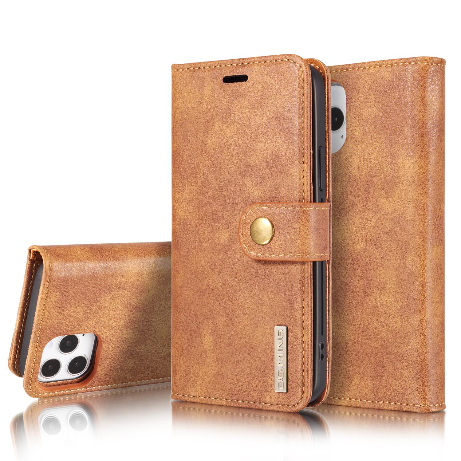 Cartera Magnet Wallet iPhone 12/iPhone 12 Pro Cognac