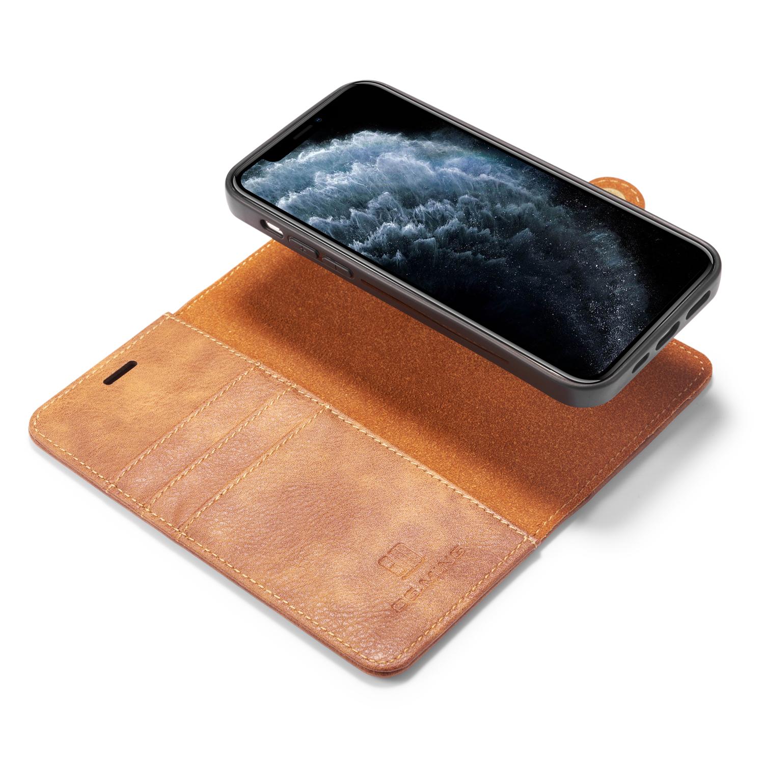 Cartera Magnet Wallet iPhone 12/iPhone 12 Pro Cognac