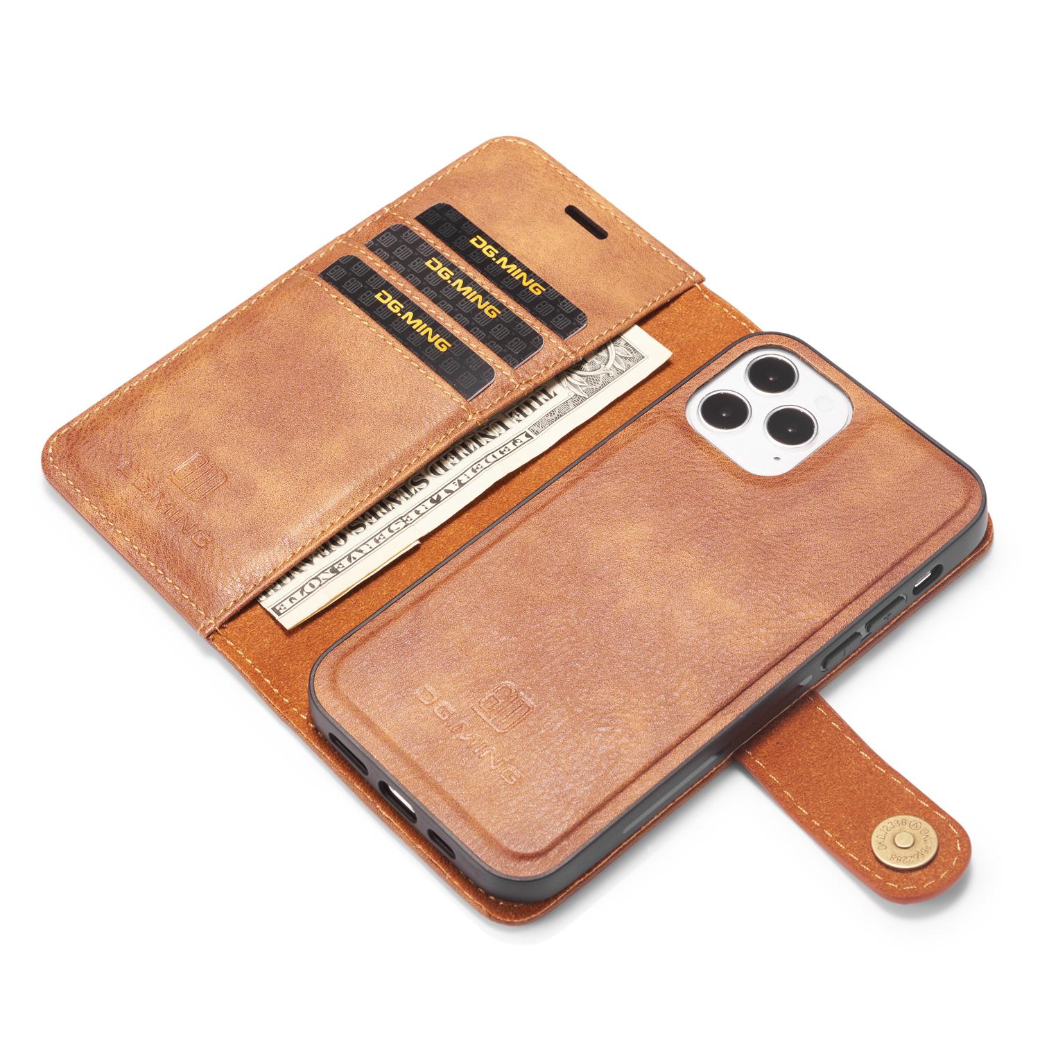 Cartera Magnet Wallet iPhone 12/iPhone 12 Pro Cognac