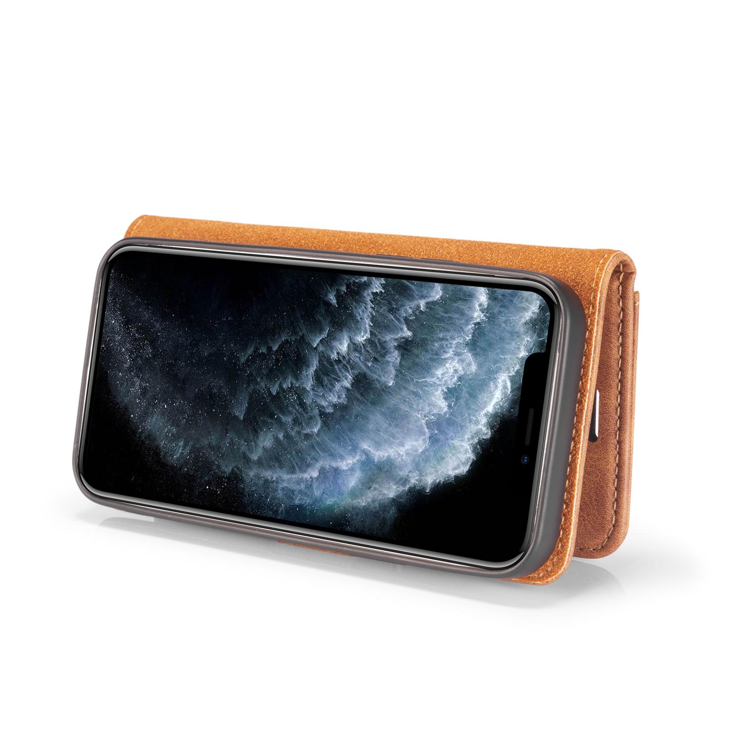 Cartera Magnet Wallet iPhone 12/iPhone 12 Pro Cognac