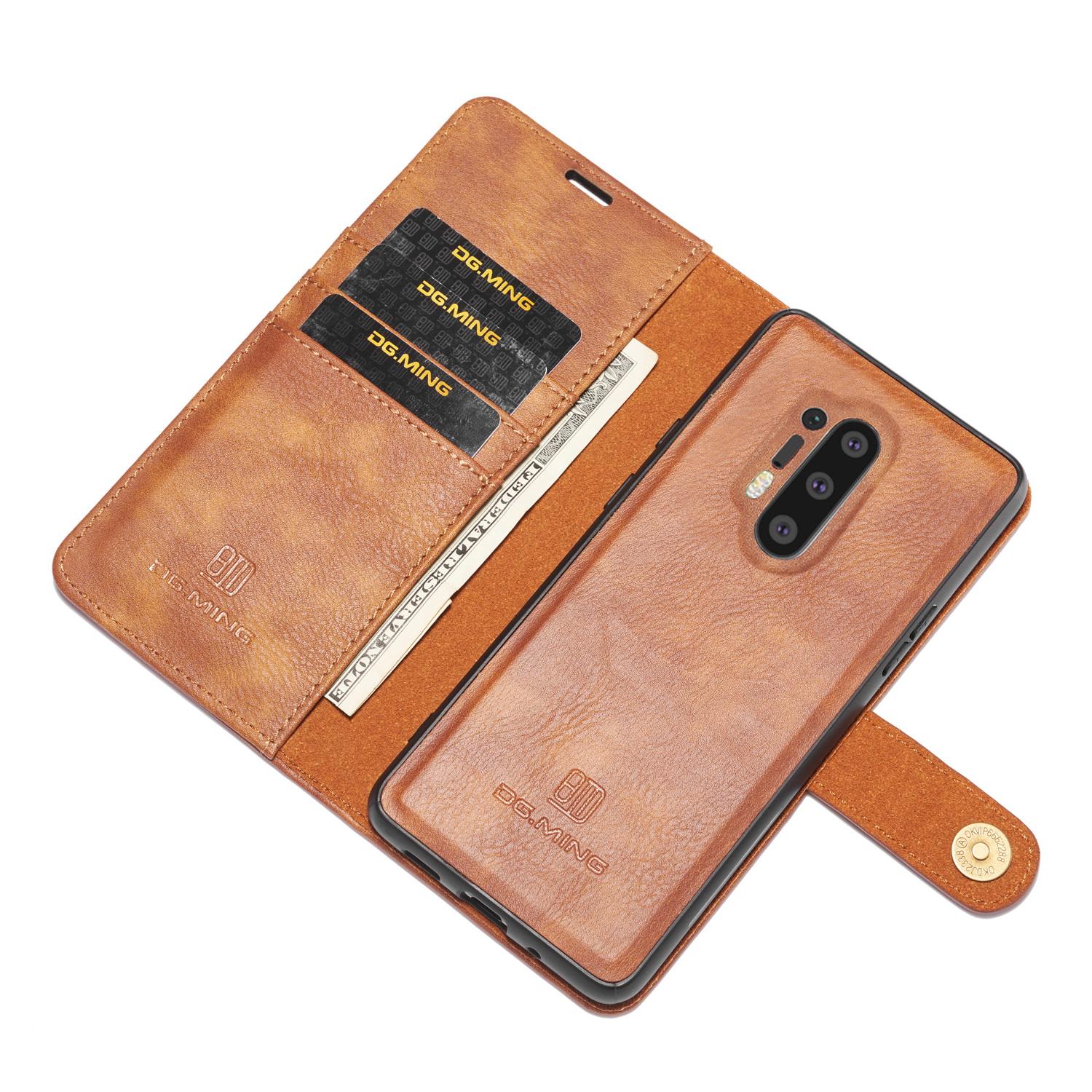 Cartera Magnet Wallet  OnePlus 8 Pro Cognac