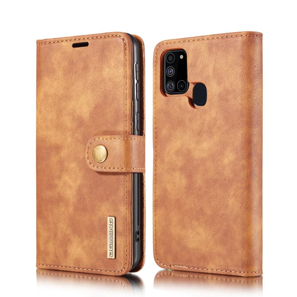 Cartera Magnet Wallet Samsung Galaxy A21s Coñac