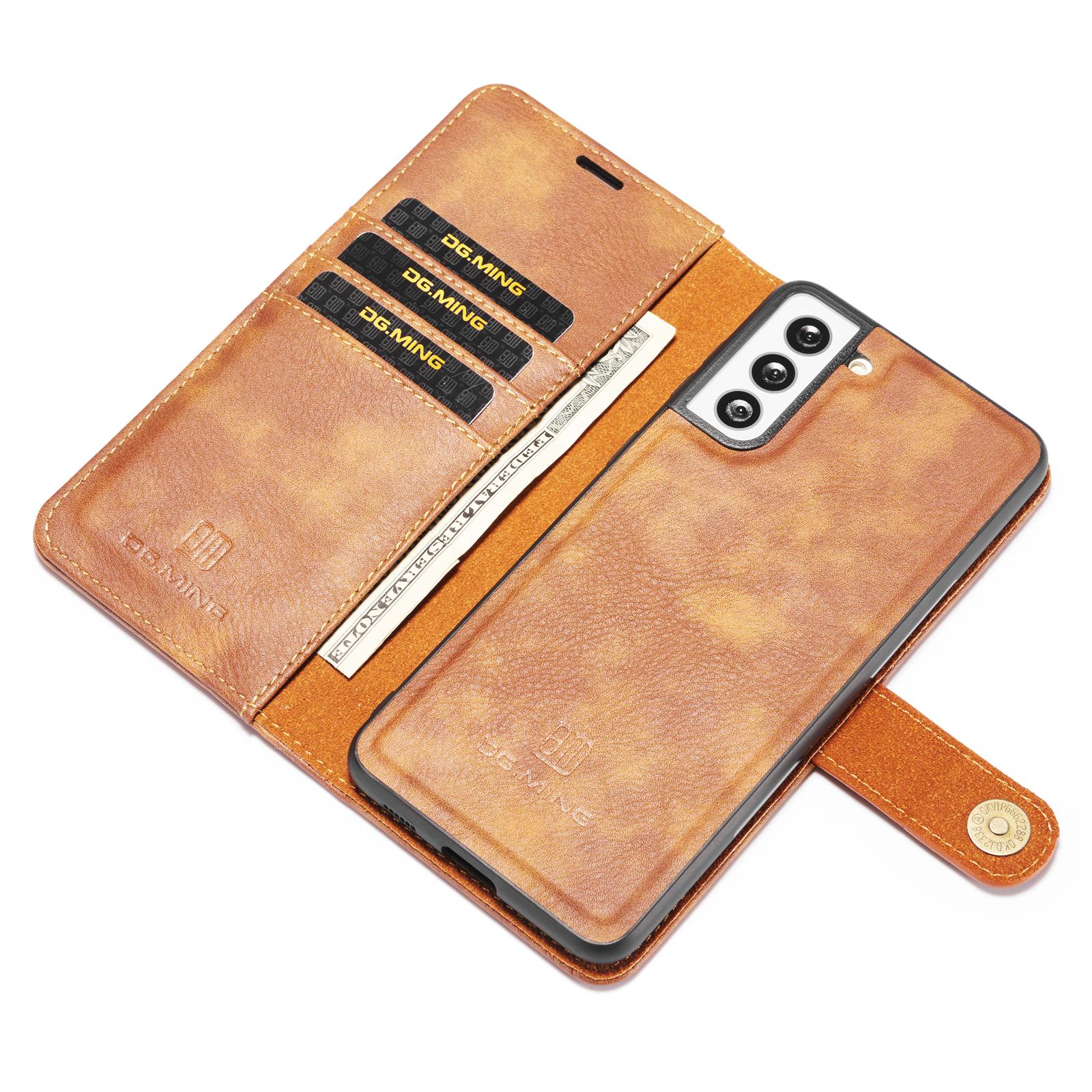 Cartera Magnet Wallet Samsung Galaxy S21 Plus Cognac