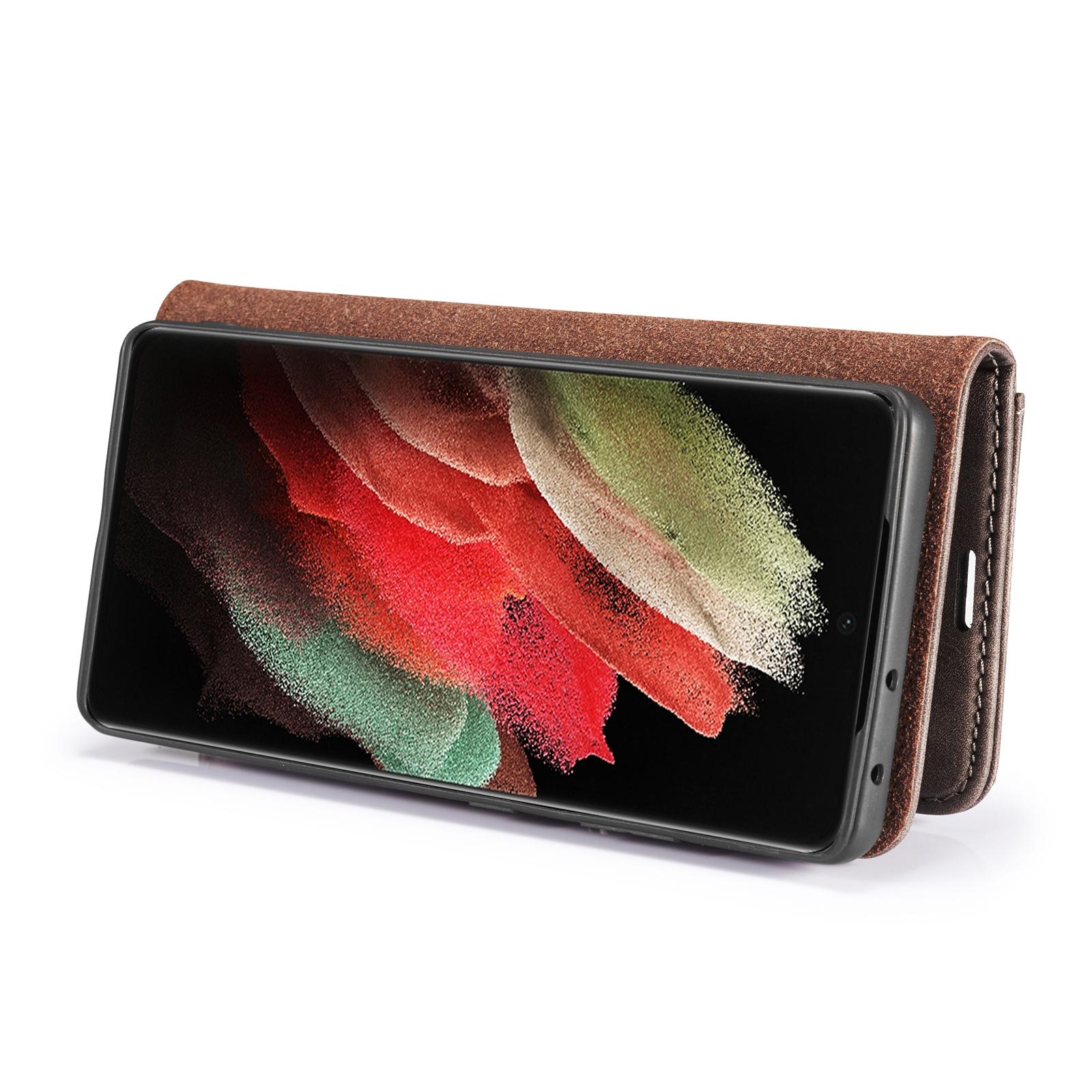 Cartera Magnet Wallet Samsung Galaxy S21 Ultra Brown