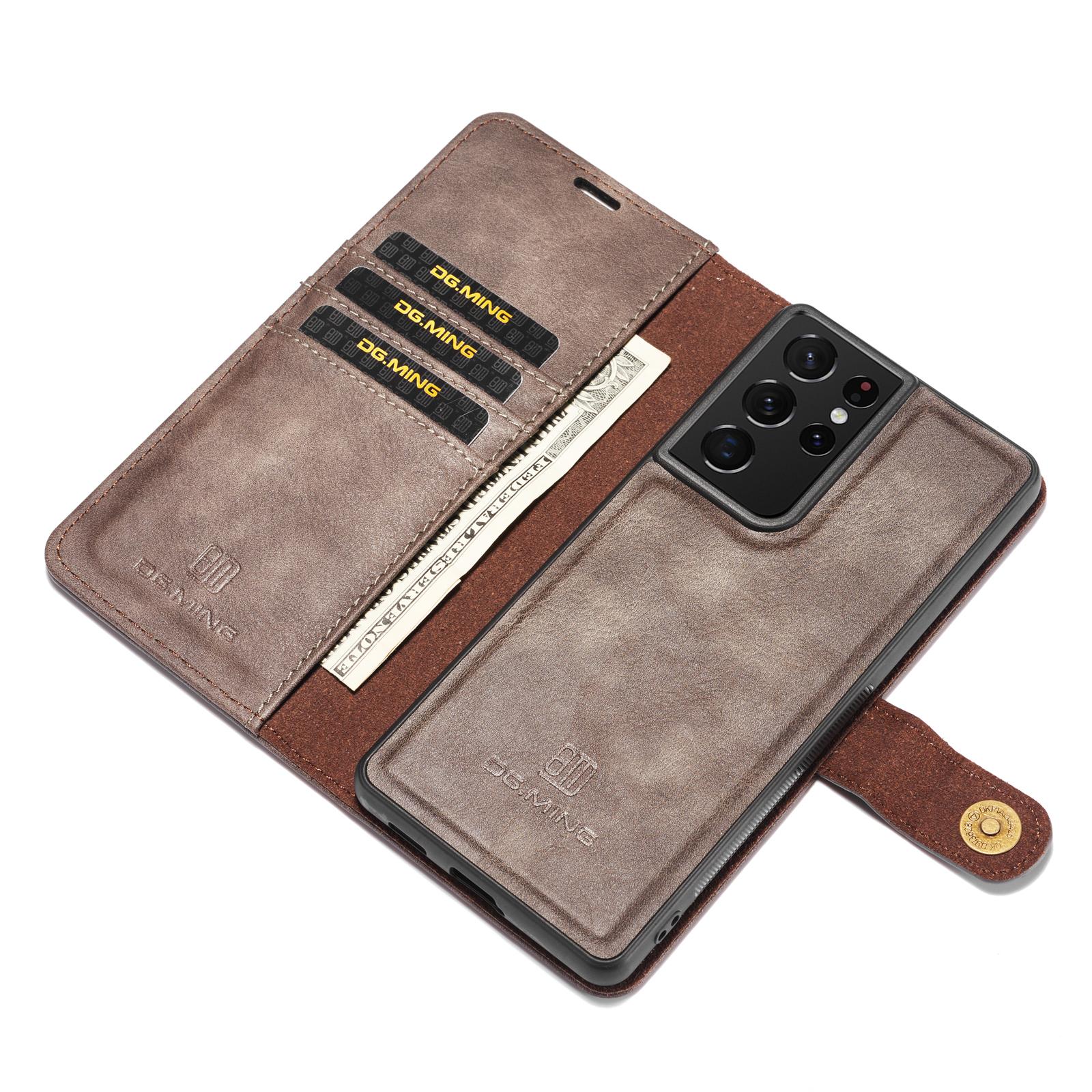 Cartera Magnet Wallet Samsung Galaxy S21 Ultra Brown