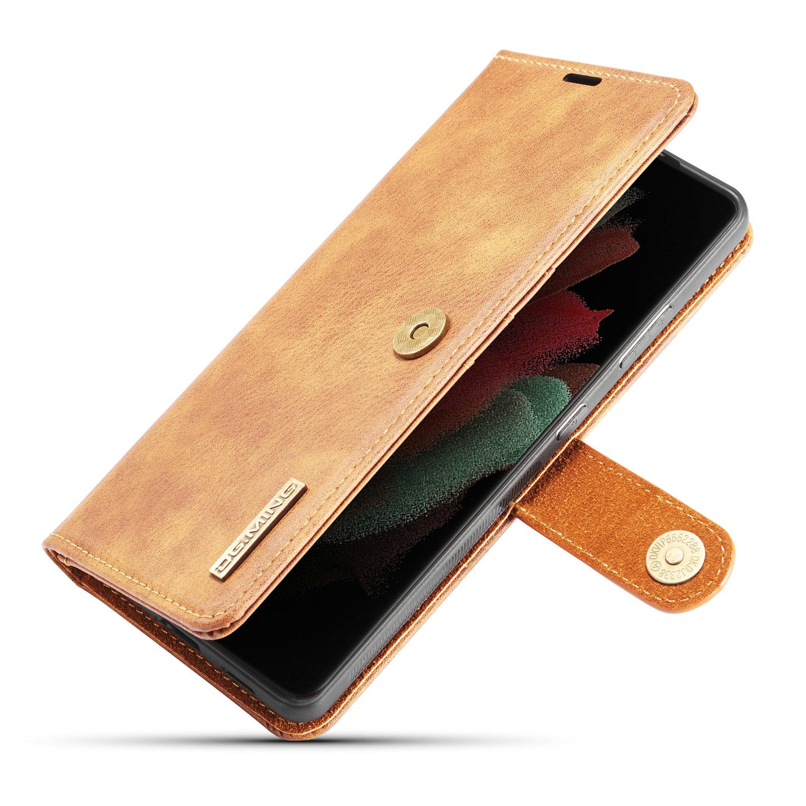 Cartera Magnet Wallet Samsung Galaxy S21 Ultra Marrón