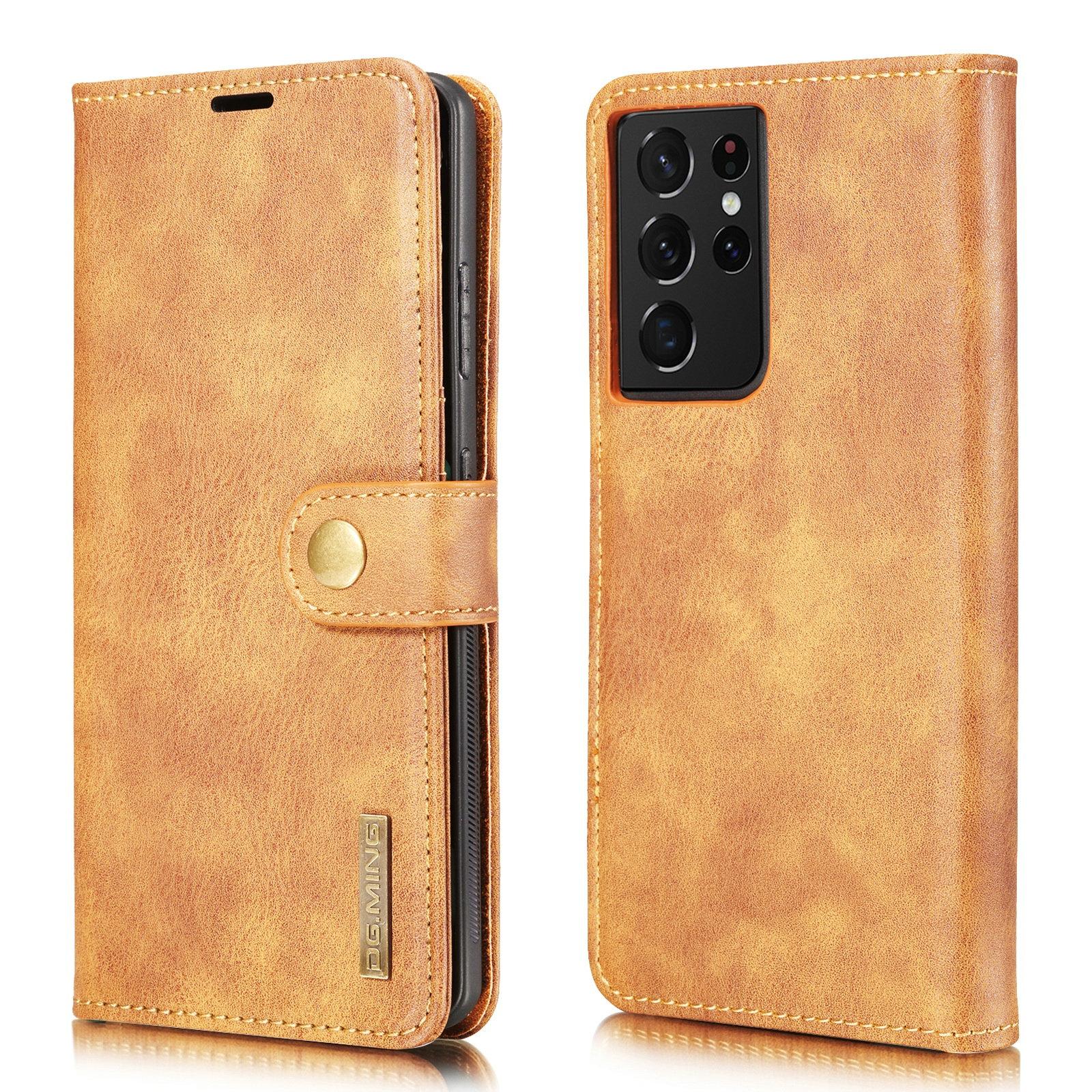 Cartera Magnet Wallet Samsung Galaxy S21 Ultra Marrón