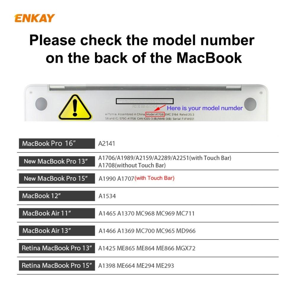 Protector de pantalla Macbook Pro 16 2019 Transparente