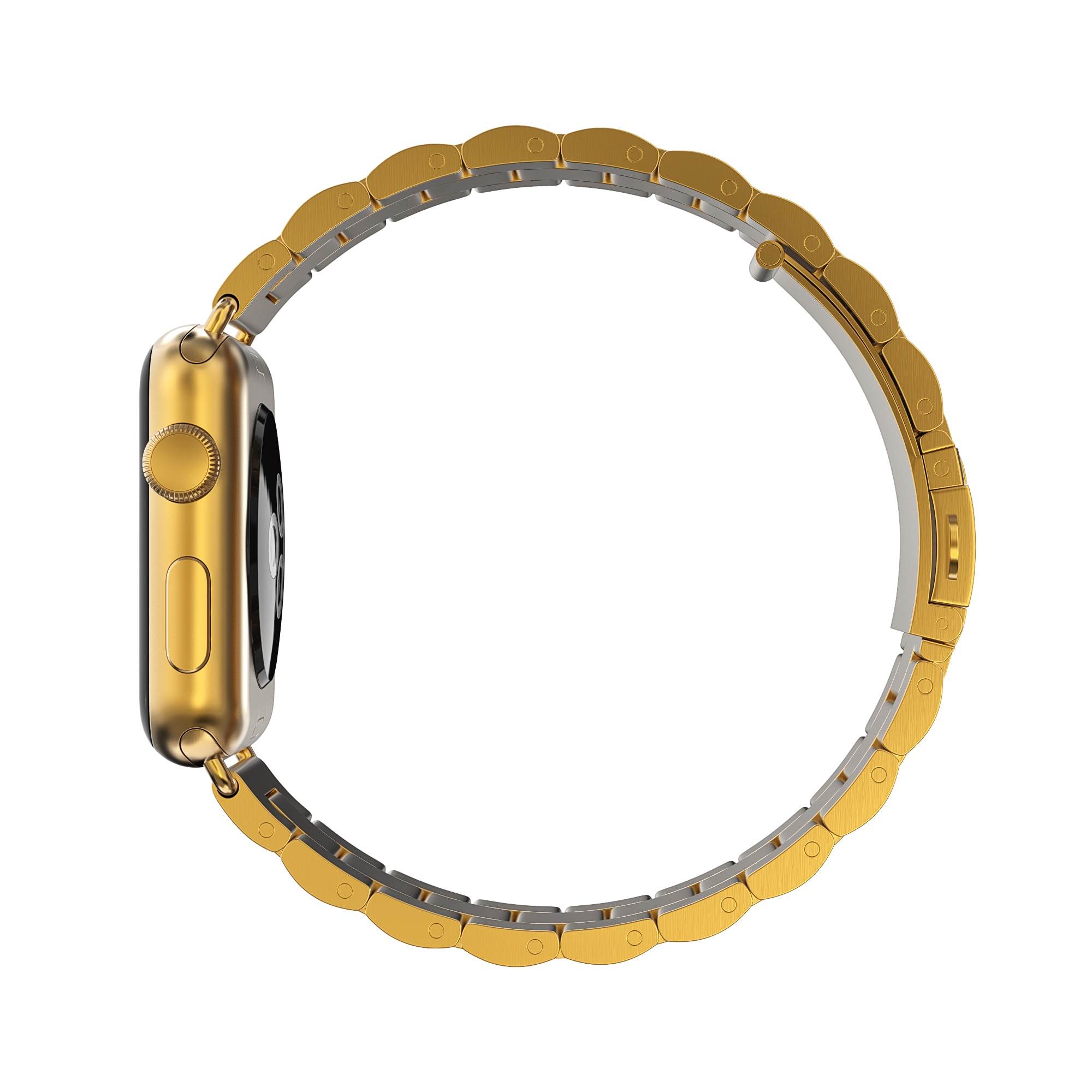 Correa de acero Apple Watch Ultra 2 49mm oro