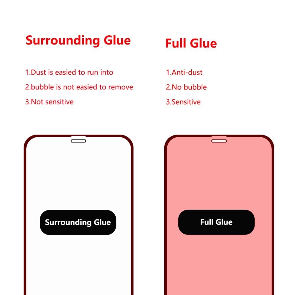 Full Glue Tempered Glass iPhone XS Max Negro