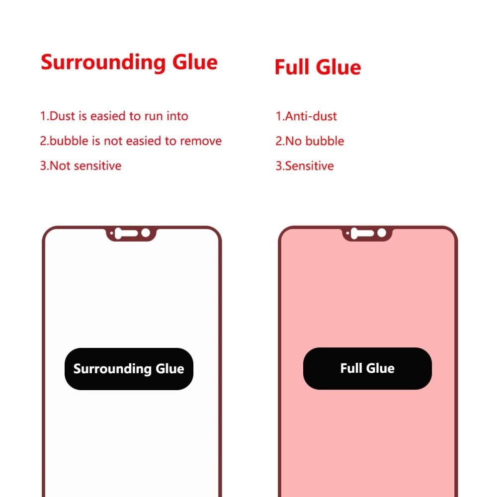 Full Glue Tempered Glass OnePlus 6 Negro