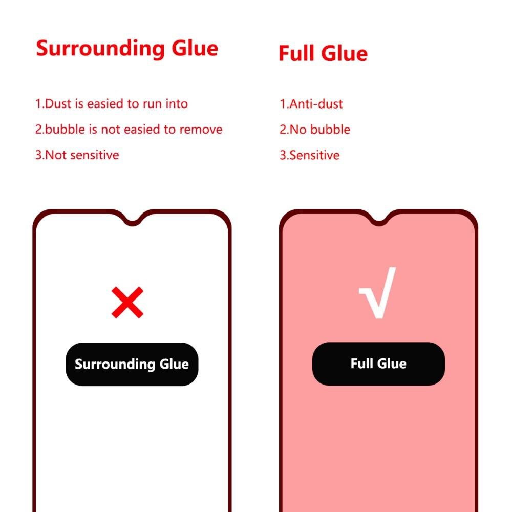 Full Glue Tempered Glass OnePlus 7/6T Negro