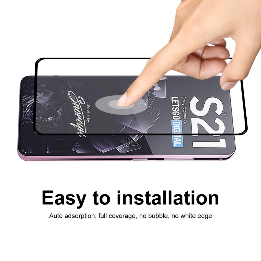 Full Glue Tempered Glass Samsung Galaxy S21 Negro