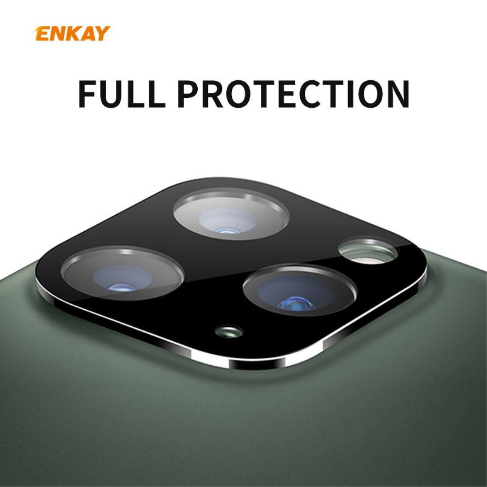 Protector Cámara Vidrio y Aluminio iPhone XS Max/11 Pro Max Negro