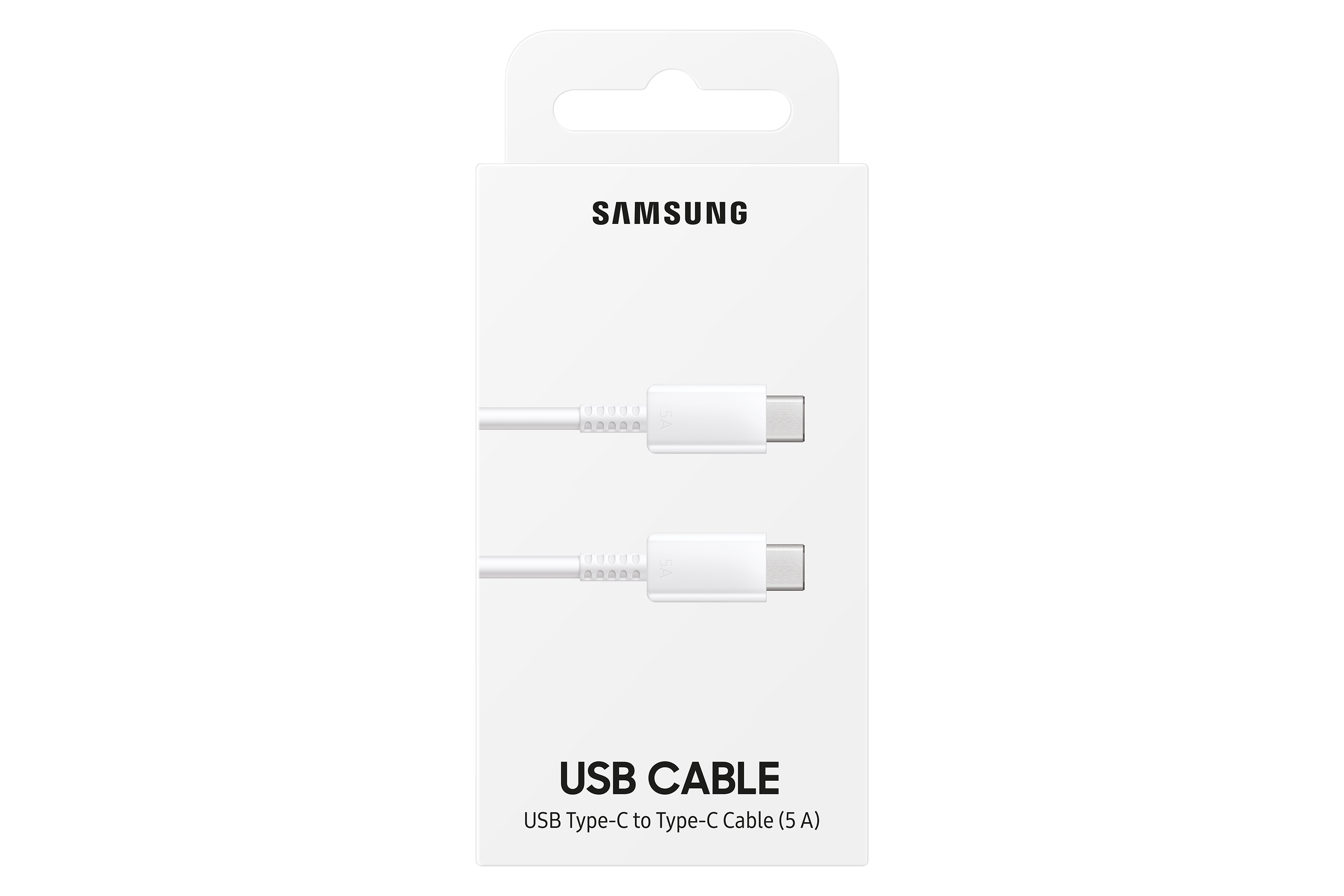 Cable USB-C a USB-C 1 metro Blanco