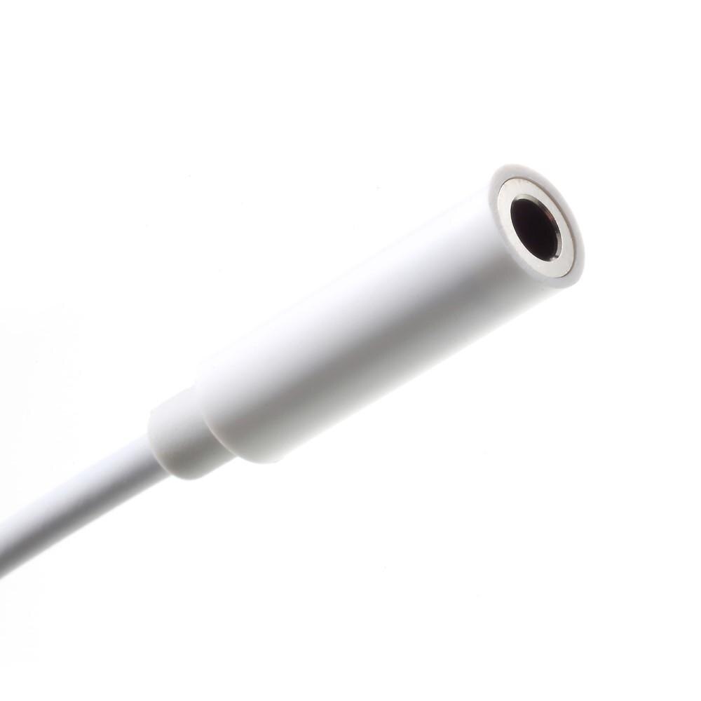 Adaptador de auriculares USB-C a 3,5 mm Blanco