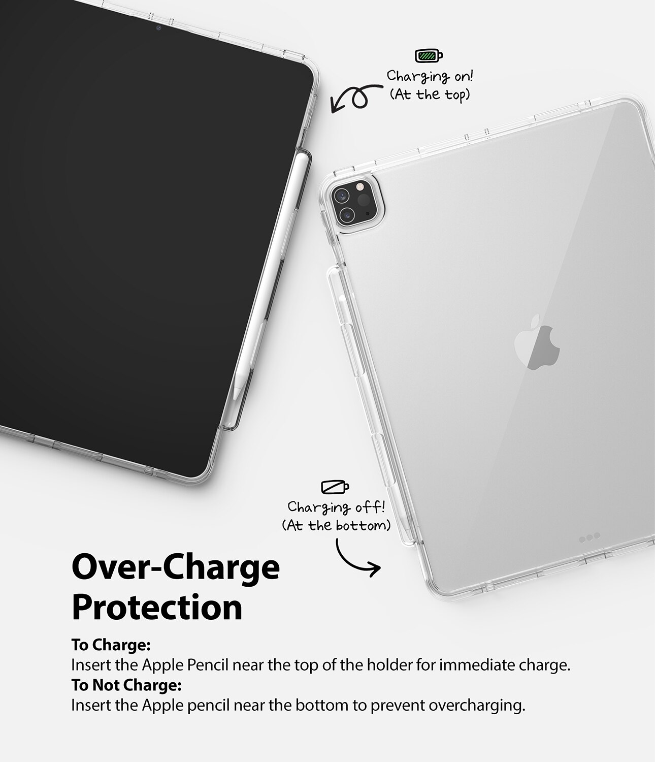 Funda Fusion Plus iPad Pro 12.9 5th Gen (2021) Clear